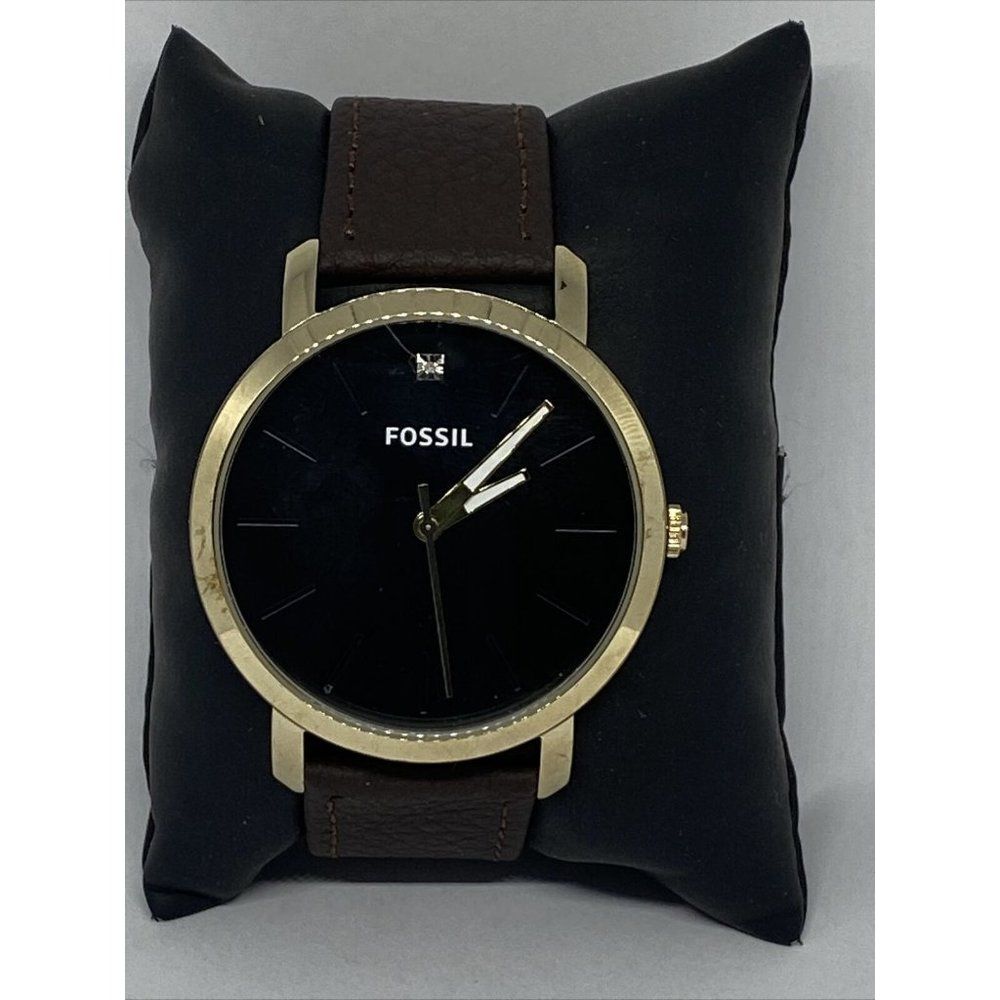 Fossil Lux Luther BQ2416 Mens Brown Leather Analog